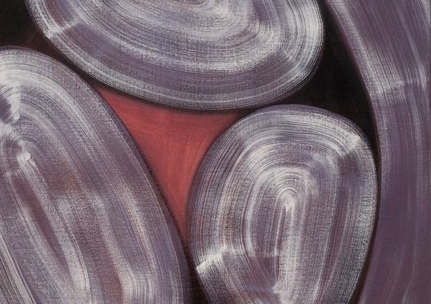 Robert Zandvliet, Tanga (aus der Serie STONES), 2012. Tempera auf Leinwand, 172 x 144 cm

 - © Der Künstler. Courtesy Bernhard Knaus Fine Art, Frankfurt