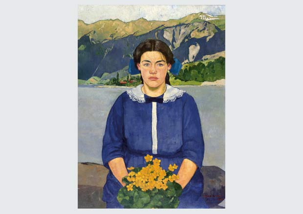 Max Buri, Bildnis der Tochter Hedwig, 1913, Öl auf Leinwand, 110 x 81 cm, Gottfried Keller-Stiftung, Bundesamt für Kultur, Bern, Depositum im Kunstmuseum Bern - 