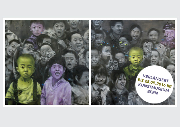 Li Tianbing, Ensemble # 1 + 2, 2008, Öl auf Leinwand / Oil on canvas, 2 Tafeln / 2 panels, 200 x 400 cm
 - © the artist. M+ Sigg Collection, Hong Kong. By donation