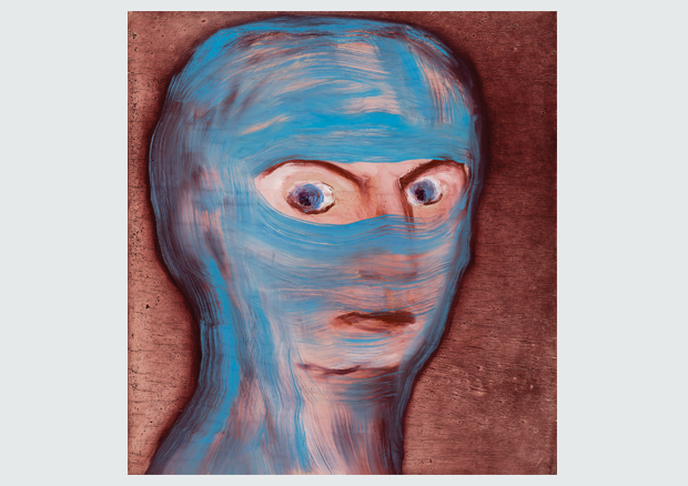 Miriam Cahn, meredith grey (gestern im TV gesehen), 15.7.15, 2015, Öl auf Holz, 26 x 28 cm - © Miriam Cahn, Fotograf: Markus Tretter