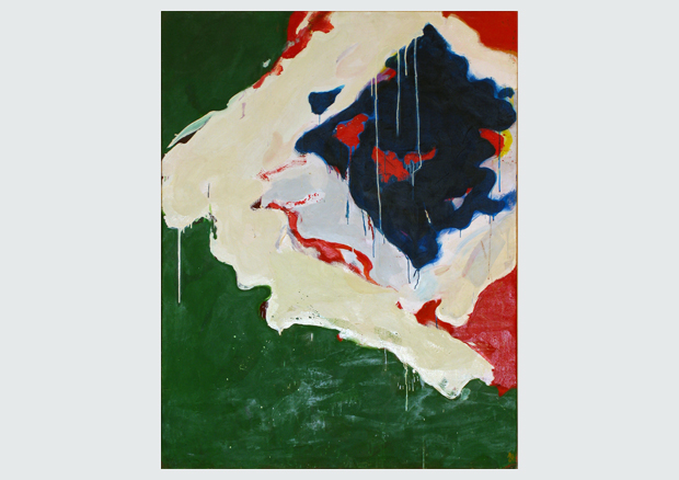 Teruko Yokoi, Shizen (Natur), 1960, Öl auf Leinwand, 145 x 113 cm
 - © Teruko Yokoi, Bern