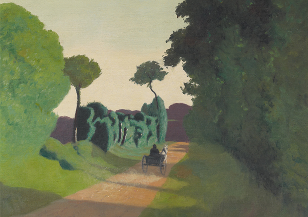 Félix Vallotton, La charrette, 1911 (Ausschnitt), Öl auf Leinwand, 101 x 74 cm. Kunstmuseum Bern, Dauerleihgabe Hahnloser/Jaeggli Stiftung - 