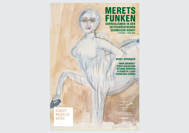 Meret Oppenheim, Kentaurin auf dem Meeresgrund, 1932
Bleistift und Aquarell, 25 x 17,5 cm. Privatbesitz, Schweiz - © 2012, ProLitteris, Zürich
