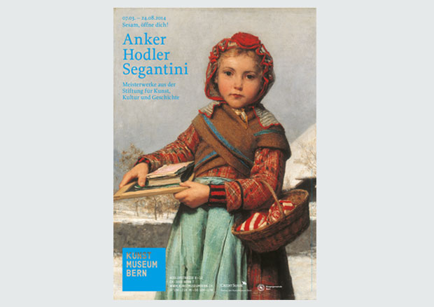 Albert Anker, Schulmädchen mit Schiefertafel und Nähkörbchen, 1878. Öl auf Leinwand, 60 x 47,5 cm (Ausschnitt). Stiftung für Kunst, Kultur und Geschichte, Winterthur - 